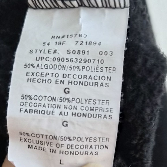 Champion Black Zip-Up Hoodie Size L - Picture 7 of 8